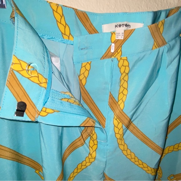 Koton Size 6 Equestrian Print Pants - Picture 5 of 7